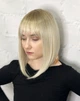 Перука Hairin Heaven CXD772 тон Y14/BLOND MIX боб каре попелястий блонд термостійке волокно - зображення 2