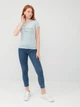 Футболка женская Sol's Regent Fit Women Paris 20 02758258/69 S Голубая (3609374905316) - изображение 3