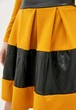 Трикотажне жіноче плаття зі вставками з еко-шкіри Подіум 13745-MUSTARD S Гірчичний - зображення 4