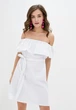 Легкое летнее платье с открытыми плечами Подіум 21369-WHITE XL Белый - изображение 1