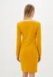 Класична жіноча пряма сукня міді Подіум 17266-MUSTARD XL Гірчичний - зображення 3