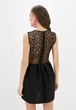 Женское коктейльное мини-платье с гипюром Подіум 21353-BLACK S Черный - изображение 3