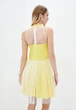 Вечернее женское коктельное платье с сеткой Подіум 28008-YELLOW/WHITE S Желтый - изображение 3