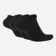 Набор мужских носков коротких хлопковых Nike U Nk Everyday Cush Ns SX7673-010 46-50 3 пары Черный (888408294456) - изображение 2