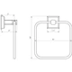 Держатель полотенец TOPAZ TKB 9913-BL - изображение 3