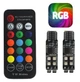 Светодиодная лампа Т10 W5W габаритные огни RGB Led разноцветные, стробоскоп. С дистанционным управлением Avtoexpect (10870) - изображение 1