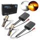 Дневные ходовые огни Дхо с режимом функцией поворота 1156 PY21W BAU15S 12 smd Cree Белый Желтый с обманкой Avtoexpect (91155) - изображение 1