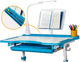 Комплект мебели Evo-Kids Стол + стул + полка + лампа (BD-23 BL) - изображение 5