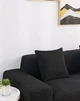 Наволочка декоративная HomyTex трикотаж-жатка Черная - изображение 3