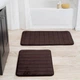 Коврики для ванной комнаты полоска Homytex 2 пр. Brown - изображение 1