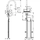 Смеситель для кухни Hansgrohe Aguno Select 170 3jet с выдвижным изливом, хром (73831000) - изображение 4