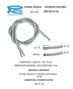 Шланг для вытяжной лейки 120 см REMER 333CN1512120 - изображение 2