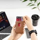 Магнитный карман-кошелек Switcheasy MagWallet для iPhone 12/12 Pro/12 Pro Max/13/13 Pro/13 Pro Max коричневый (GS-103-168-229-146) - зображення 8