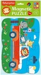 Пазлы на магните А5 "Fisher Price. Веселая поездка", англ. - Vladi Toys (20-1008517) - изображение 1