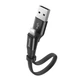 Кабель Baseus Nimble USB-A to Lightning 0.23m Black (CALMBJ-B01) - изображение 2
