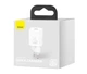 Мережевий зарядний пристрій Baseus Super Si Quick Charger 1C 20W EU White (CCSUP-B02) - изображение 2