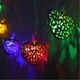 Світлодіодна гірлянда LEDLight "Серце" gold metal 20 led Сolor - изображение 3