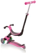 Самокат Globber Go Up Foldable Plus рожевий, колеса з підсвічуванням, 20/50кг, 1+ 3 колеса (643-110) - зображення 1
