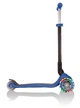 Самокат Globber Go Up Foldable Plus синий, колеса с подсветкой, 20/50кг, 1+, 3 колеса (643-100) - изображение 2