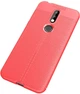 Резиновый бампер Autofocus для Nokia 7.1 под кожу Red (08927-2D) - изображение 2