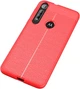 Резиновый бампер Autofocus для Motorola One Macro под кожу Red (13815-2D) - изображение 2