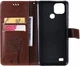 Чохол книжка Pattern для Realme C21Y (кіт та дерево) Brown (24856-30) - зображення 3