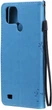Чохол книжка Pattern для Realme C21Y (кіт та дерево) Light Blue (24856-0B) - зображення 2