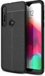 Резиновый бампер Autofocus для Motorola One Macro под кожу Black (13815-2B) - изображение 1