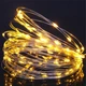 Светодиодная гирлянда Decorative Light Led 50 Нить проволока 5 м на батарейках Тёплый белый (2000992411707) - изображение 1
