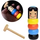 Волшебная игрушка для фокусов деревянный человечек Дарума Small a wooden man - изображение 5