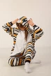 Піжама Кигуруми Kigurumi Тигрова Кішка Для Дітей І Підлітків Різнобарвний 145-155 див. (1037/1) - зображення 4