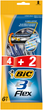 Набір бритв без змінних картриджів Bic Flex 3 4 + 2 шт. (3086123242500) - зображення 1