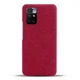 Защитный чехол KSQ Cloth Style для Xiaomi Redmi 10 / 10 (2022) / 10 Prime - Red - изображение 3