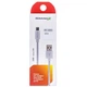 Дата кабель USB 2.0 AM to Micro 5P 2.5m white Grand-X (PM025W) - зображення 3
