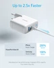 Мережевий зарядний пристрій Anker PowerPort+ Atom III - 60W Power IQ 3.0 White (A2322321/A2322G21) - зображення 3