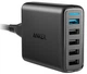 Мережевий зарядний пристрій Anker PowerPort 5 Speed - 51.5W 1xQC3.0 & 4xPIQ Black (A2055G11) - зображення 1