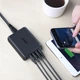 Мережевий зарядний пристрій Anker PowerPort 5 Speed - 51.5W 1xQC3.0 & 4xPIQ Black (A2055G11) - зображення 7
