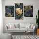 Модульная картина из трех частей Malevich Store Palma Leaf 141x90 см (MK322035) - изображение 4