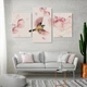 Модульная картина из трех частей Malevich Store Bird and Flowers 141x90 см (MK322039) - изображение 5