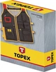 Жилет для інструментів TOPEX, на блискавці, регулювання розміру - зображення 2