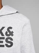 Худи Jack & Jones M Серый 12152840LightGrey - изображение 3