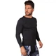 Спортивная компрессионная футболка мужская Domino Fit 1716 размер XL (175-180 см) Black - изображение 1