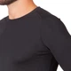 Спортивная компрессионная футболка мужская Domino Fit 1716 размер XL (175-180 см) Black - изображение 2