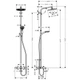 Душова система Hansgrohe Crometta S 240 1jet Showerpipe для ванни, хром (27320000) - зображення 4