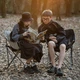 Крісло складане Naturehike NH20JJ022 600D Oxford Cotton / сталь, бежевий - изображение 4