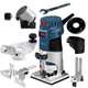 Фрезер для обробки країв Bosch Professional GKF 600 KIT - зображення 1