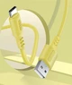 Кабель ColorWay USB - USB Type-C (M/M), soft silicone, 2.4 А, 1 м, Yellow (CW-CBUC043-Y) - изображение 4