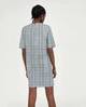 Платье ZARA серое в клетку с боковыми полосками XS - изображение 3