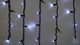Гирлянда ICICLE 7 Вт белая, провод белый или черный 75 LED бахрома 2x0,7 м IP44 для улицы Черный - изображение 1