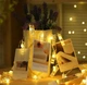 Гирлянда новогодняя светодиодная LED с прищепками Warm White "Прищепки" от батареек 10 шт 2 м Теплый Белый - зображення 5